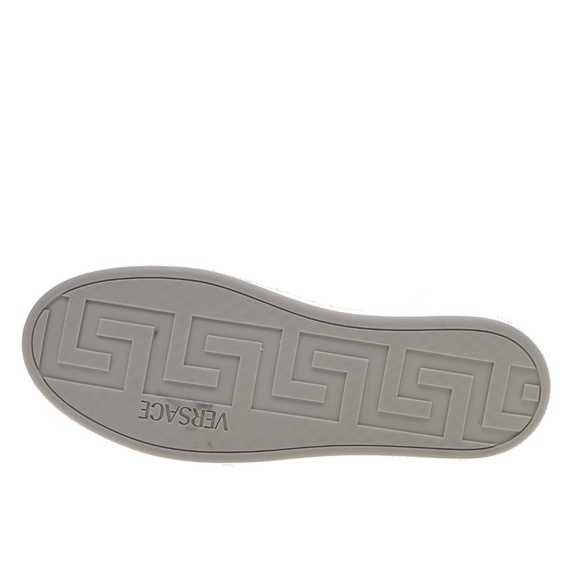 Versace Medusa Men Sneakers White Leather Size 42 / 9 US New - Picture 7 of 8